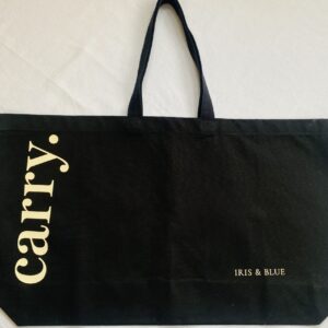 The Iris and Blue Maxi 'Carry' Tote