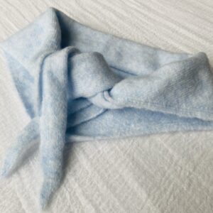 Pastel Blue Triangle Scarf